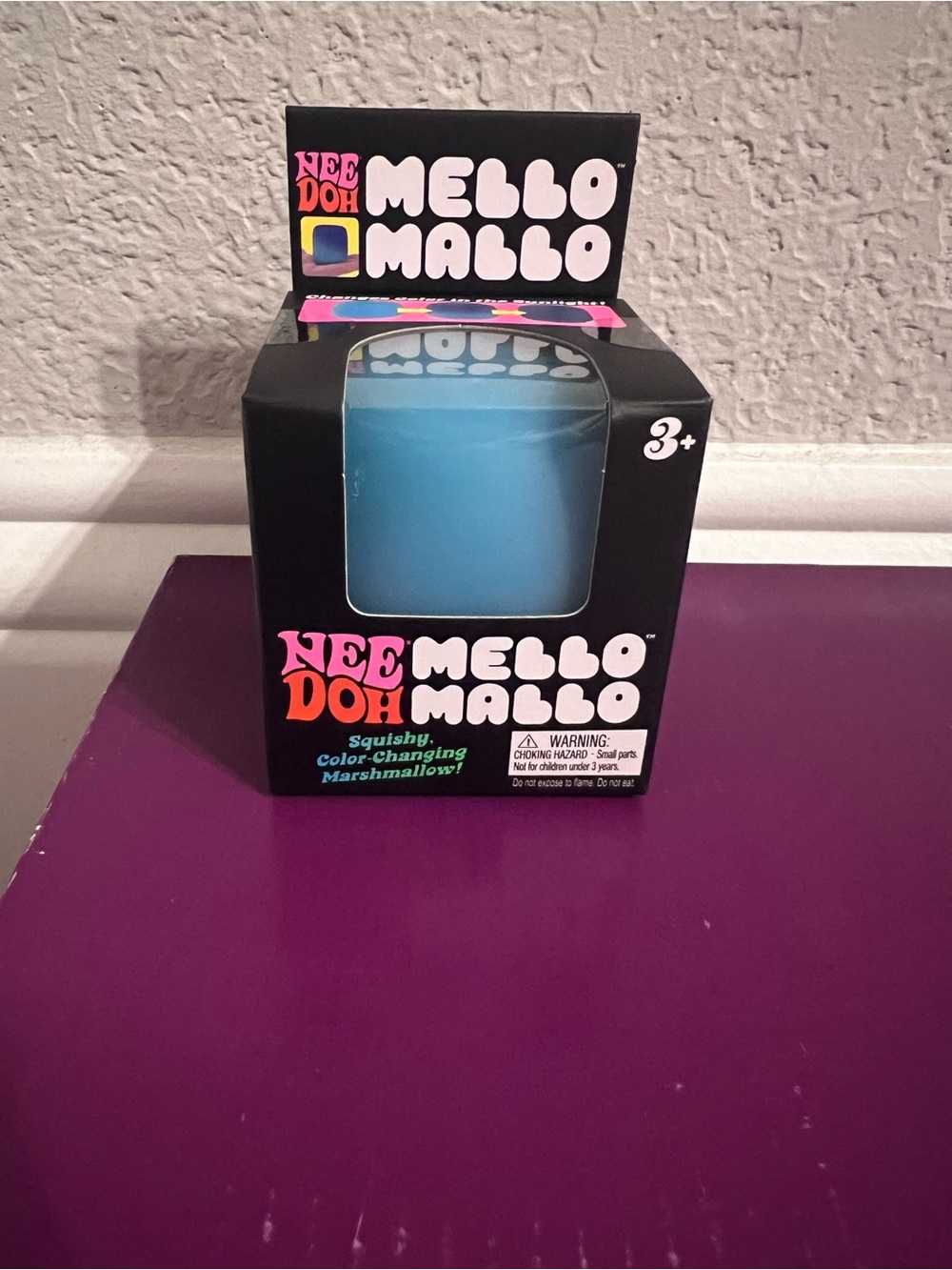 Authentic NeeDoh Mello Mallo Blue Color-Changing Squishy💙🩵💙